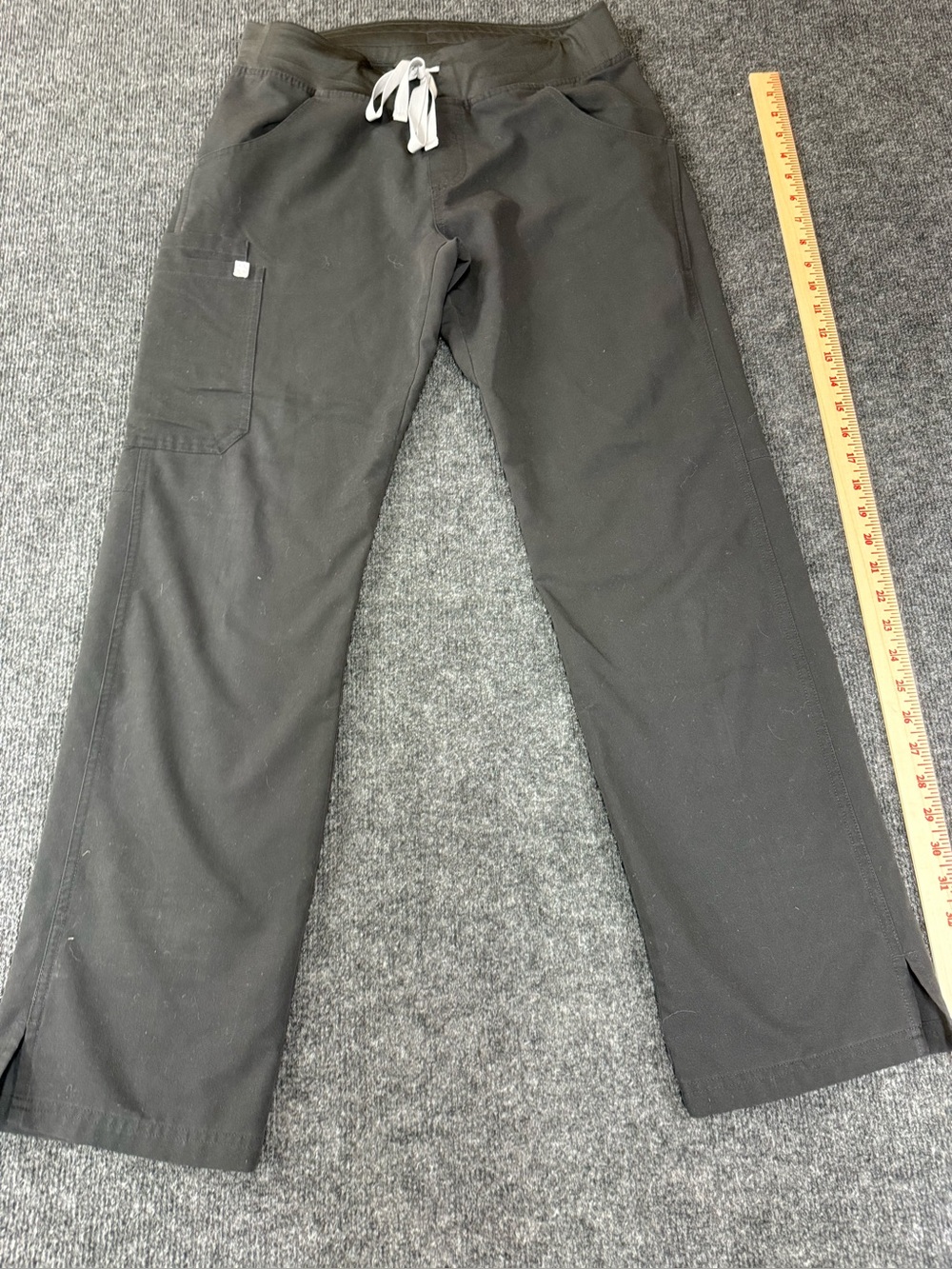 Women’s Fig Black Drawstring Utility Pants
